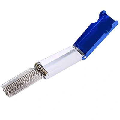 Image of Guitar Bass Nut Bridge Slot File Set Luthier Tool Box for String Groove Musical Instrument Accessories