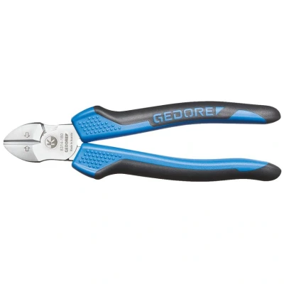 Image of GEDORE Power side cutter for medium hard wire to 1.6 mm dia., Swedish pattern, Hardened, Length 180 mm, 8314 JC
