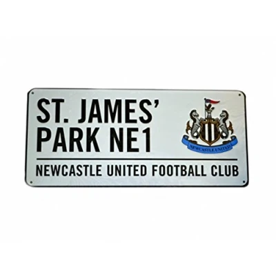 Image of Newcastle United Official Street Sign Multi Colour