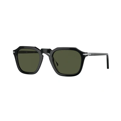 Image of Persol Unisex Sunglasses, Size: 50, Black