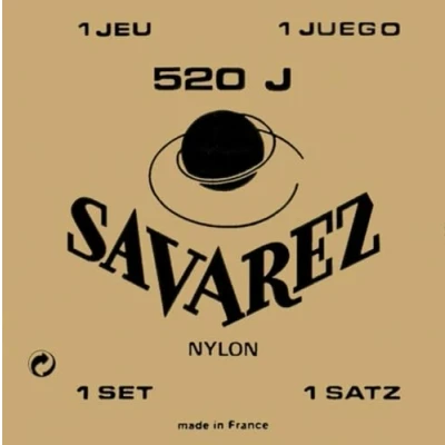 Image of Savarez 520J Traditional Classical Guitar Strings, Very High Tension, Yellow Card