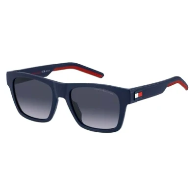Image of Tommy Hilfiger Sunglasses, Men&#039;s, Size: 54, Matte blue