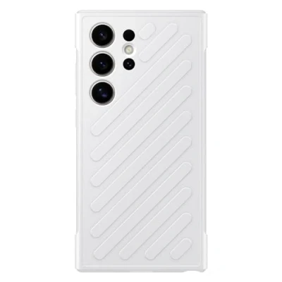 Image of Samsung Rugged TPU Back Cover White Galaxy S24 Ultra