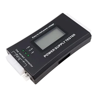 Image of WANGCL LCD Display PC Power Supply Tester 20/24 Pin PSU for SATA IDE HDD ATX ITX BYI Connectors