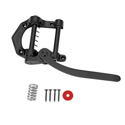 Image of Guitar Vibrato, Bigsby Vibrato Tailpiece Tremolo for SG LP Jazz Guitars Musical Instrument (Black)