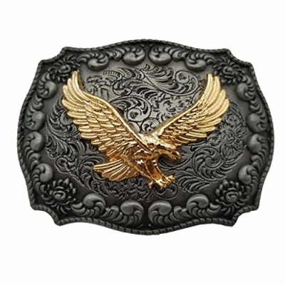 Image of YONE Golden Eagle Western Belt Buckle(Size: 1.5 inch)