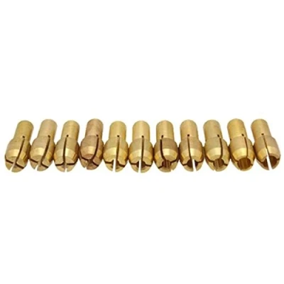 Image of Knadgbft Fashion 11Pcs/Set Mini Drill Brass Collet Chuck Accessories for Rotary Power Tool