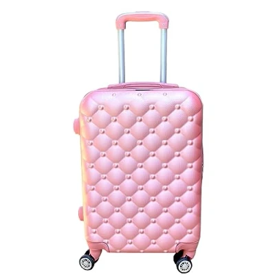 Image of VIPER Suitcase Travel Luggage Trolley 4 Wheel Lightweight Hard Shell PC+ABS Cabin Case (Rose Gold, 20&quot;)