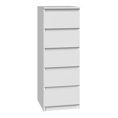 Image of CDF VENICE Contemporary High Drawer Dresser for bedroom/living room/office 45x40x111 5 pull out drawers Storage unit