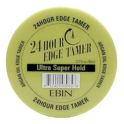 Image of EBIN NEW YORK 24 Hour Edge Tamer, Ultra Super Hold, 2.7Oz No Flaking, White Residue, Shine and Smooth texture with Argan Oil Castor
