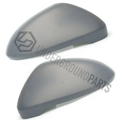 Image of UNDERGROUND PARTS Pair Of Door Wing Mirror Covers Left Passenger &amp; Right Drivers Side for VW Golf mk7