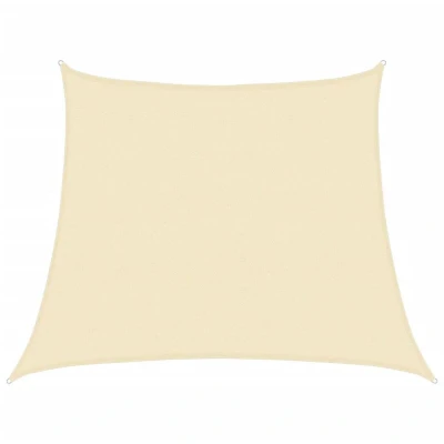Image of vidaXL Sunshade Sail 160 g/m² Cream 3/4x3 m HDPE