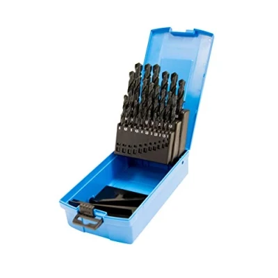Image of Presto 09500M25 High Speed Steel Jobber Drill, DIN 338, 1mm 13mm x 1.0mm Increments (25 Drills)