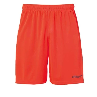 Image of uhlsport Men&#039;s Center Basic Shorts, Fluo red/Navy, M