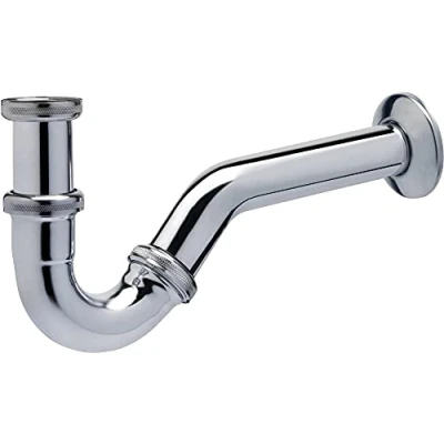 Image of Viega Pipe Trap Model 5535 103 781 for Bidet, 1 1/4&quot; W 32 mm Chrome
