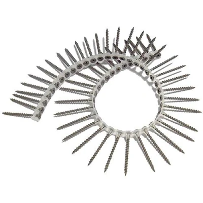Image of Forgefix DWS25BPC Phillips Bugle Head Drywall Collated Screw Black Phosphate