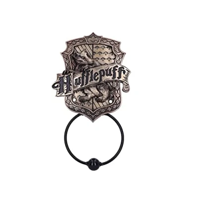 Image of Nemesis Now Officially Licensed Harry Potter Hufflepuff Door Knocker, Bronze, 24.5cm