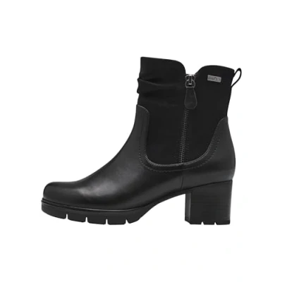 Image of Jana Women&#039; Boot Heel 8 25362 41 Fashion, Black Textile, 4 UK