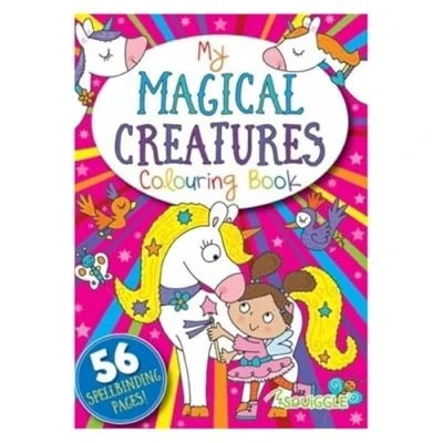 Image of Squiggle P2254 My Magical Creatures Colouring Book