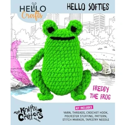 Image of KNITTY CRITTERS Hello Softie Freddy The Frog