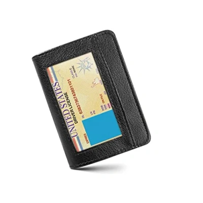 Image of 18 Cards Mens Leather Credit Card Holder Wallet Money Case RFID Blockin