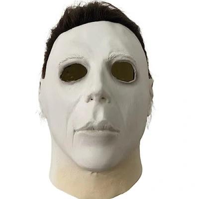 Image of HAORONG Michael Myers Masks for Men, Halloween Face Adults Creepy Costume Cosplay
