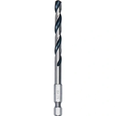 Image of Bosch Professional 10pc PointTeQ Hex Drill Bit (for Metal, Ø: 6.0 mm, Total Length: 98 ¼’’ Shank, Accessory for Impact Drivers and Drivers)