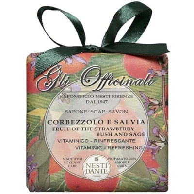 Image of NESTI DANTE Gli Officinali, Strawberry Tree &amp; Sage Soap 200 g