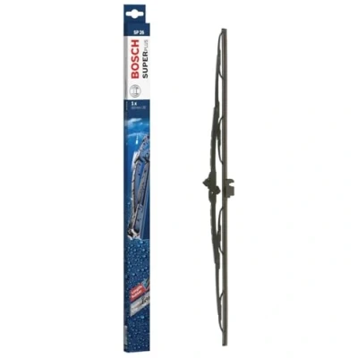 Image of Bosch SuperPlus SP26 Front Windscreen Wiper Replacement Blade, Comes with Pre assembled Quick Clip Adapter 1 650mm
