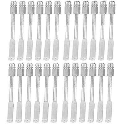 Image of Fzzuzdlap 24 Pcs Standard Banjo Hooks,Adjustable Hooks Hook Holder Flat Parts Accessories