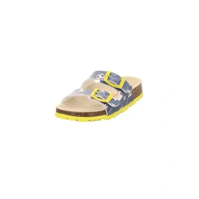 Image of Superfit Footbed Slippers Not Applicable, Light Blue/Multicoloured 8410, 27 EU Wide, Blue Multicoloured 9 UK Child