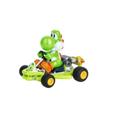 Image of Carrera RC 370200988P Mario Pipe Kart for Children from 6 Years Yoshi Remote Controlled Vehicles, Multicoloured