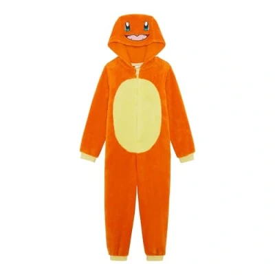 Image of Pokemon Boys Hooded Onesie, Charmander, Age 11 12 Years