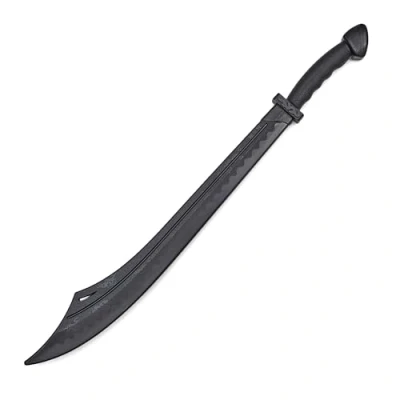 Image of Martial Arts Black Polypropylene Plastic Kung Fu Broadsword Training sword 33&quot;