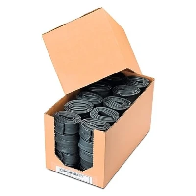 Image of Continental 1032892000 Unisex Adult Bicycle Inner Tube 28 Inches Black