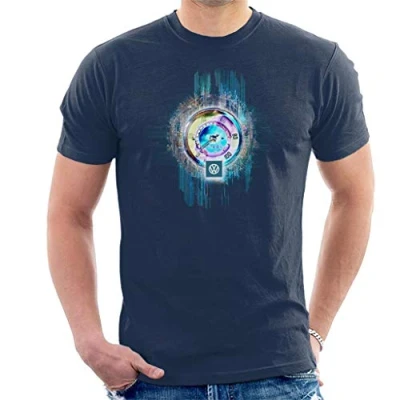 Image of Volkswagen VW Speedometer Men&#039;s T Shirt Navy Blue