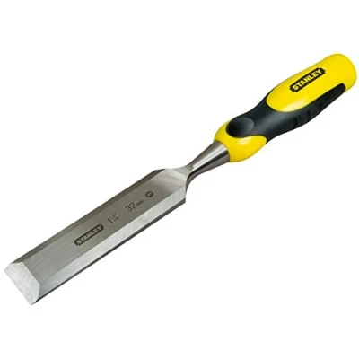 Image of Stanley 0 16 891 Dynagrip Chisel, Yellow/Black, 30mm