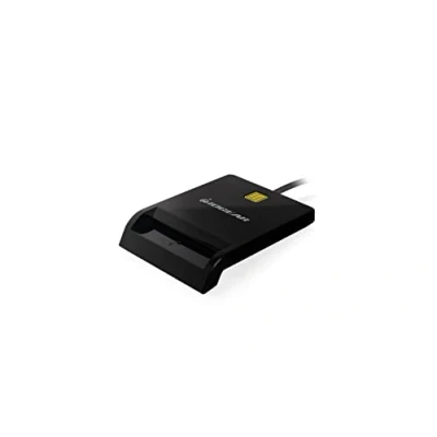 Image of IOGEAR USB Common Access Card (CAC) Reader EMV Level 1/4.1 Compliant PC/SC version 1.0/2.0 Class A, B, and C (5V / 3V 1.8V) T0, T1 Protocol Compatible MS CCID Driver GSR212