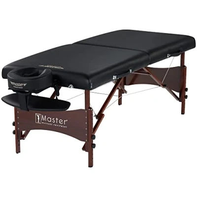 Image of Master Newport 30&quot; Professional Portable Massage Table Package in Black