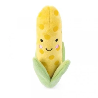 Image of Smart Garden Zoon Veggie Corn on the Cob Soft Squeaky Plush Dog Toy 21cm