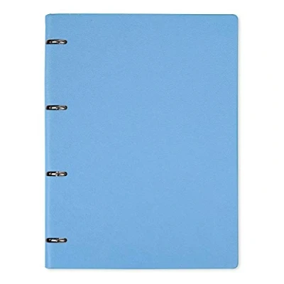 Image of A4 Binder RuledA4 Ruled Notebook Executive Refillable Planner Round Ring Leather Cover Notepad