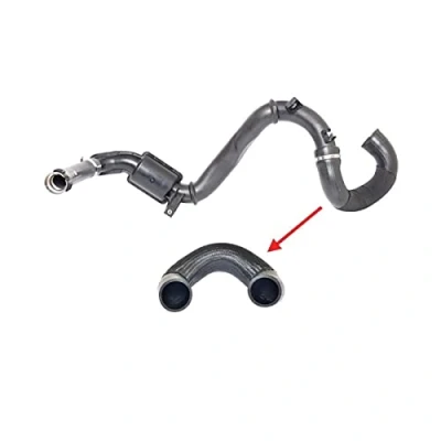 Image of LEFT LOWER SIDE INTERCOOLER TURBO HOSE PIPE COMPATIBLE WITH TRAFIC MK PRIMASTAR VIVARO 2.0 dCi 144602126R, 93498022, 93857913, 93861970