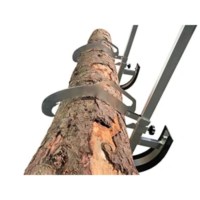 Image of Forest Master FMLL Log Lifter Heavy Duty Double Lift for Efficient Cutting Sawhorse Alternative One Man Operation Chainsaw Support Cant Hook, Felling Lever