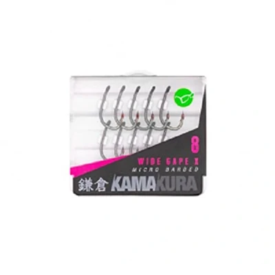 Image of Korda Kamakura Wide Gape X hooks (10pcs) Size 8 Carp
