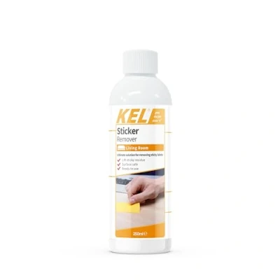 Image of KEL Sticker Remover, Sticky Stuff Residue &amp; Adhesive Cleaning Fluid Glue Remover for Stickers 250ml