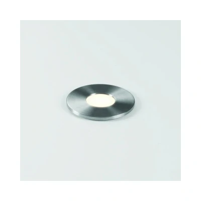 Image of Terra LED 1 Light Round Outdoor Ground Stainless Steel IP65
