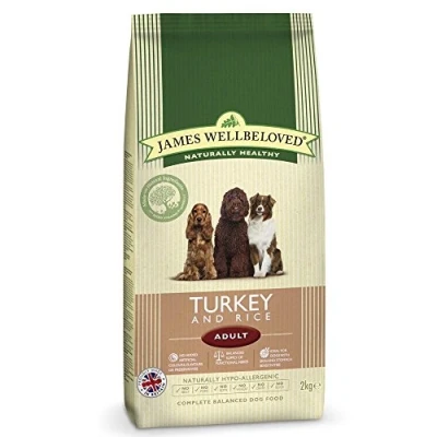 Image of Crown Pet James Wellbeloved Dog Adult Turkey &amp; Rice 2kg