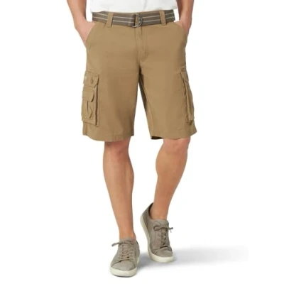 Image of Lee Men&#039;s Dungarees New Belted Wyoming Cargo Short, Russet, 33