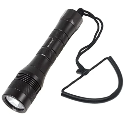 Image of SecurityIng Scuba Diving Flashlight 1000Lm 150M Waterproof LED Professional Underwater Torch (9 Spotlight)