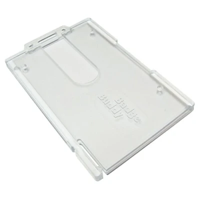 Image of ID Card Holder Vertical Badge Buddy Double Identity Pass